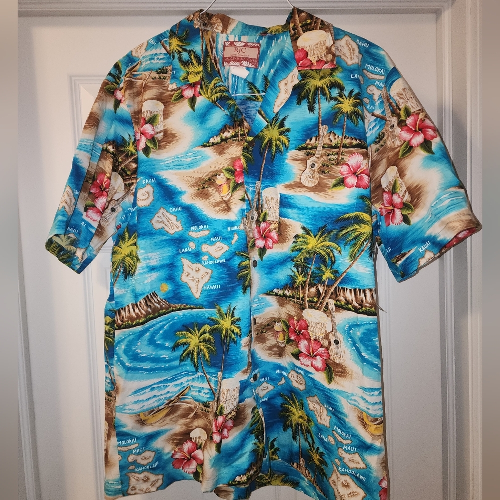 Tropical Blue Hawaiian Shirt